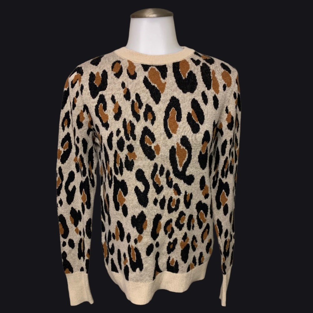 Cheetah print sweater